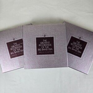 Set of 3 Volumes from The Greatest Recordings of the Big Band Era Cassettes Book